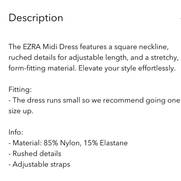 OW Collection Ezra Dress Black Ruched Midi Size L - Picture 8 of 12